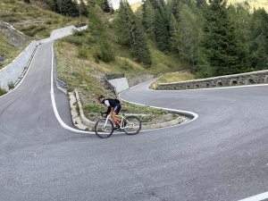 Inizio del tratto ripido