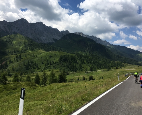 inizio discesa panoramico di Casera Razzo