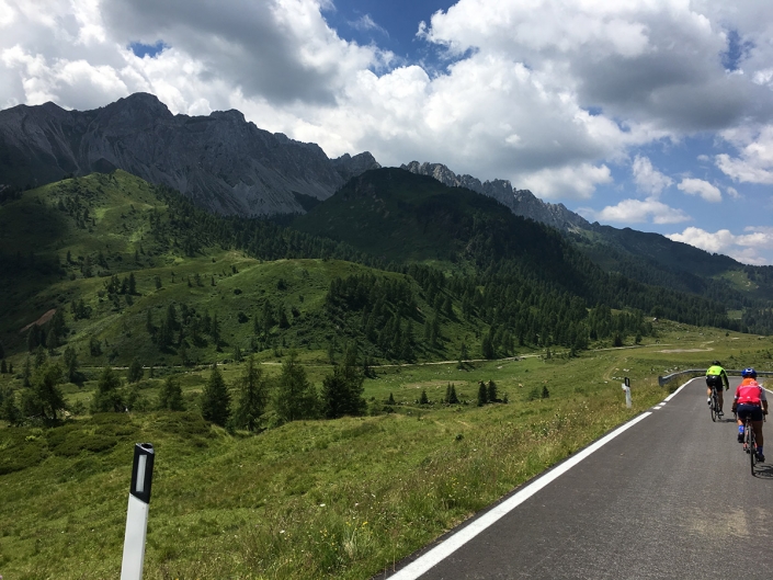 inizio discesa panoramico di Casera Razzo