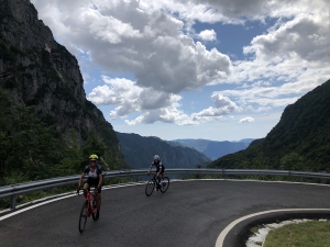 Panorama sulla salita verso il Passo Rest