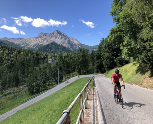 Tornanti verso Sauris di Sopra