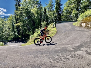 Tratto ripido delle S di Raveo.