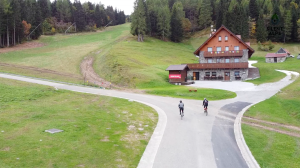 Inizio tratto più ripido dello Zoncolan da Sutrio