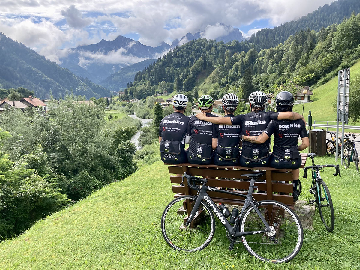 Panchina appena sotto alla discesa dal Duron